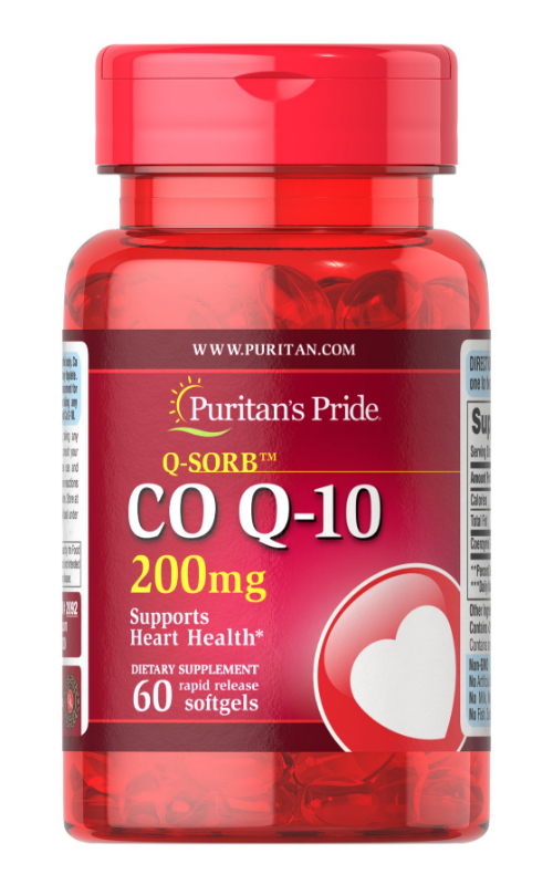 Co Q-10 200 mg by 60 Softgels